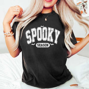 Womens Halloween Spooky Season Fall T-Shirt