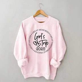 Girl's Trip 2025 Great Memories Sweatshirt