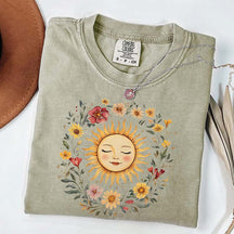 Retro Sunflower Summer Vibes T-Shirt