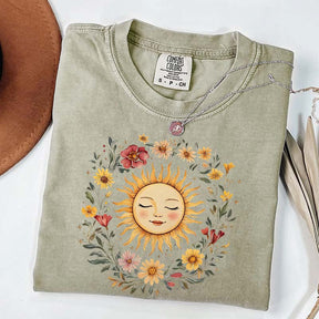 Retro Sunflower Summer Vibes T-Shirt