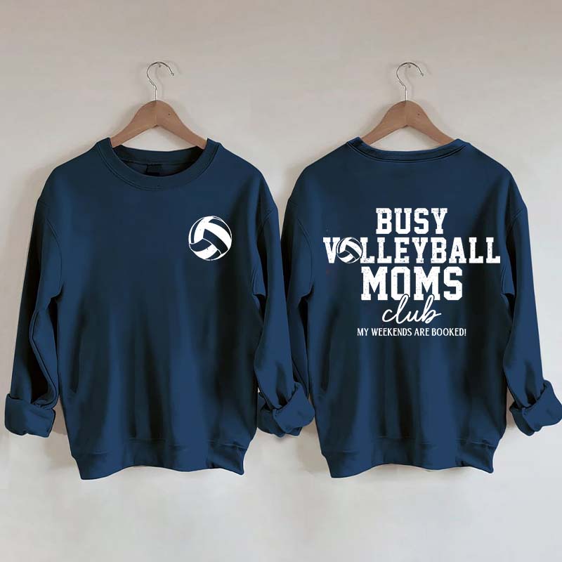 Busy Volleyball Mom Club Sweatshirt