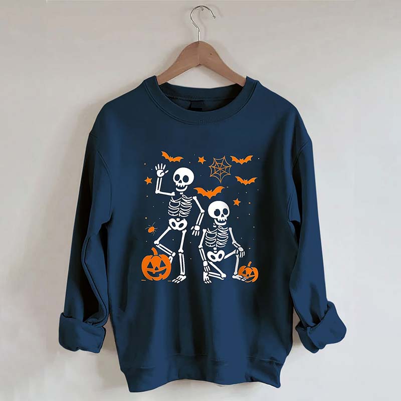Funny Slightly Subtle FDT Halloween Skeleton Sweatshirt