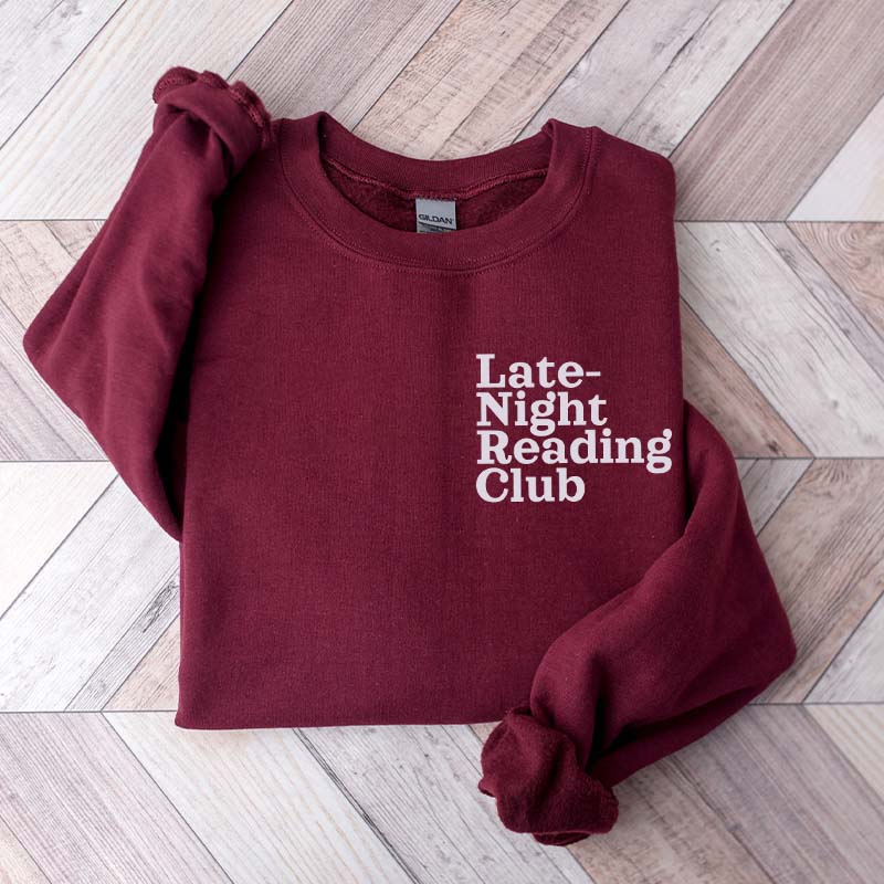 Late Night Reading Club Sweatshirt