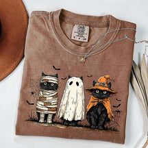Retro Comfort Colors Ghost Cat T-Shirt