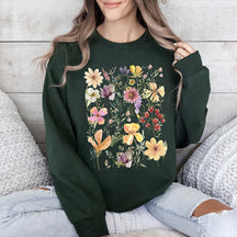 Mountain Meadow Pressed Flowers Sweatshirt