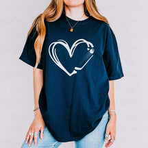 Hockey Heart Comfort Colors T-Shirt