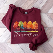 Cozy Fall Leaves Sweatshirt