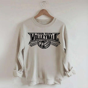 Custom Volleyball Team School Spirit Sweatshirt