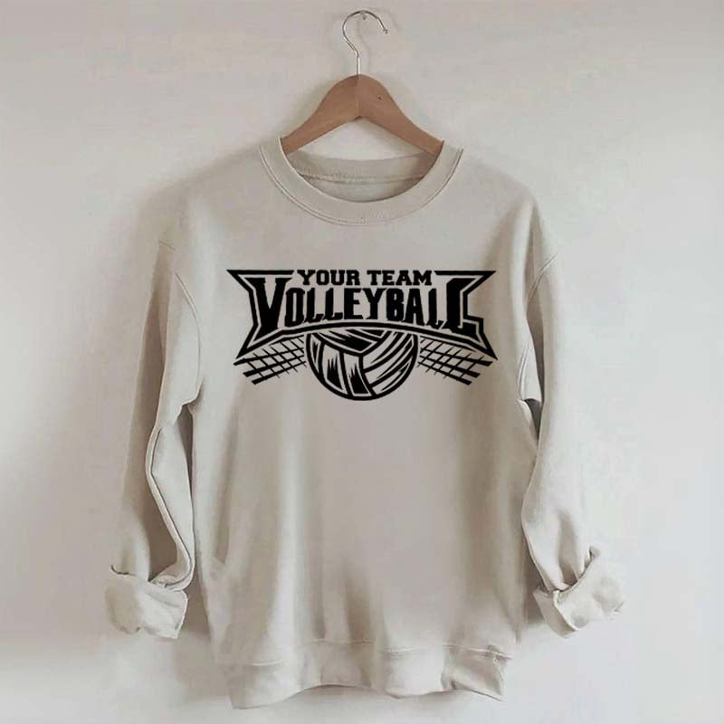 Custom Volleyball Team School Spirit Sweatshirt