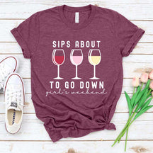 Sips About to Go Down T-Shirt