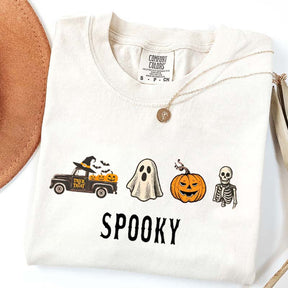 Pumpkin Season Girly Spooky Halloween T-Shirt