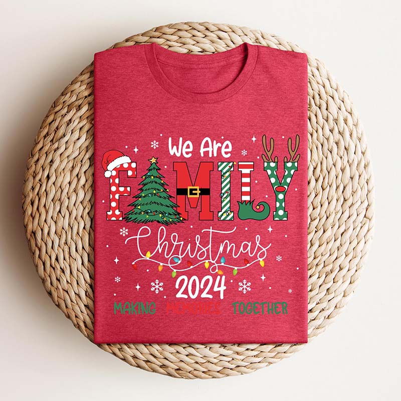 Christmas Crew We Are Family T-Shirt