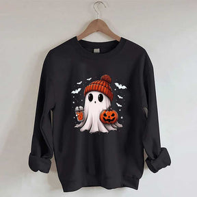 Halloween Ghost Pumpkin Sweatshirt