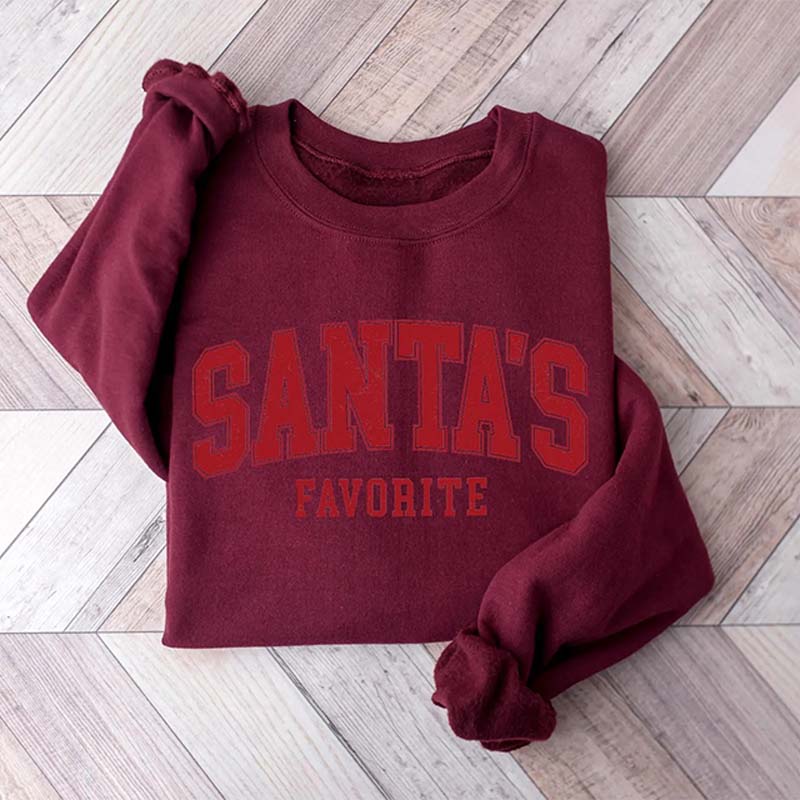 Santas Favorite Christmas Sweatshirt