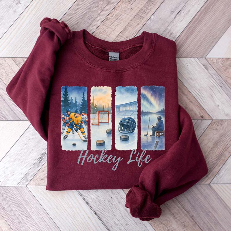 Cute Hockey Mom Life Sweatshirt