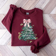 Oh Come Let Us Adore Him Jesus Holiday Christmas Sweatshirt