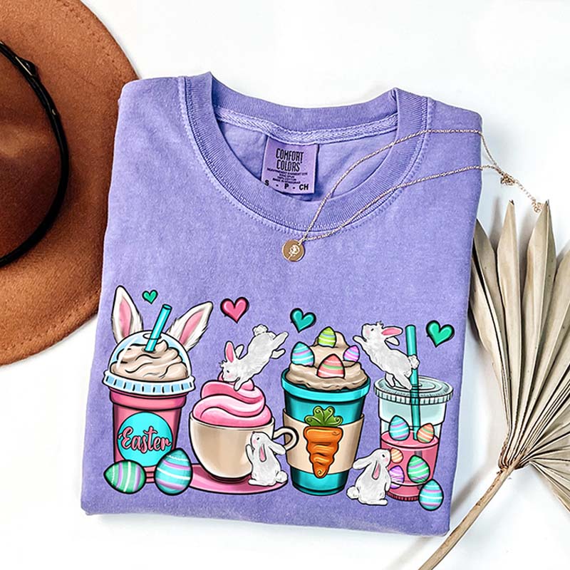 Easter Coffee Cups Some Bunny Needs T-Shirt