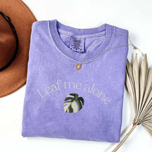 Funny Leaf Me Alone Monstera T-Shirt