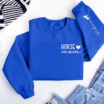 Custom Horse Rider Mom Sweatshirt
