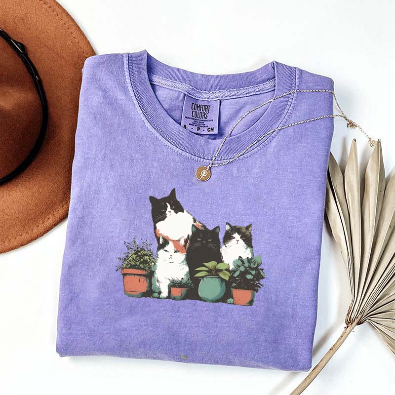 Salty Cats and Plants T-Shirt