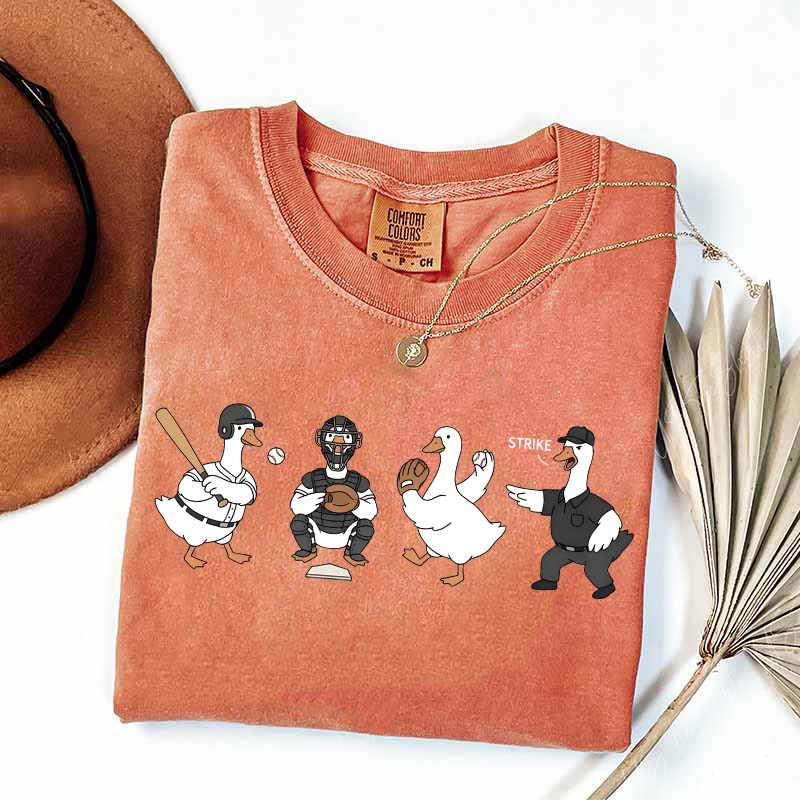 Baseball Goose Player T-Shirt