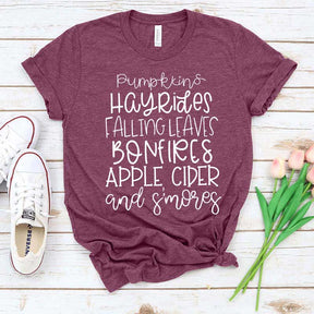 Cute Fall Graphic Quote T-Shirt
