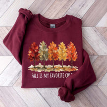 Fall Is My Favorite Color Tree Sweatshirt