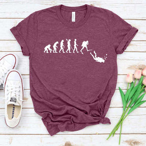 Scuba Diving Evolution Funny Diver T-Shirt