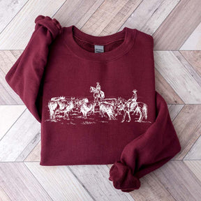 Western Horse Cowboy Rodeo Sweatshirt