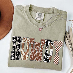 Comfort Colors Howdy Cowgirl Cute T-Shirt