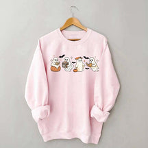 Halloween Ghosts Reading Sweatshirt