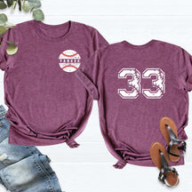 Personalized baseball Number & Name T-Shirt