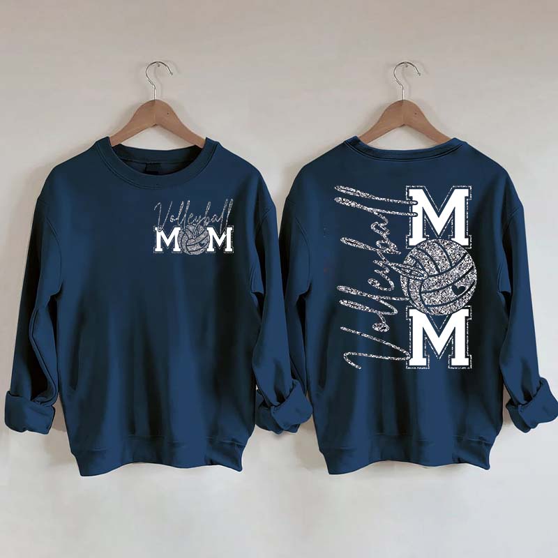 Volleyball Mom Printed Sweatshirt
