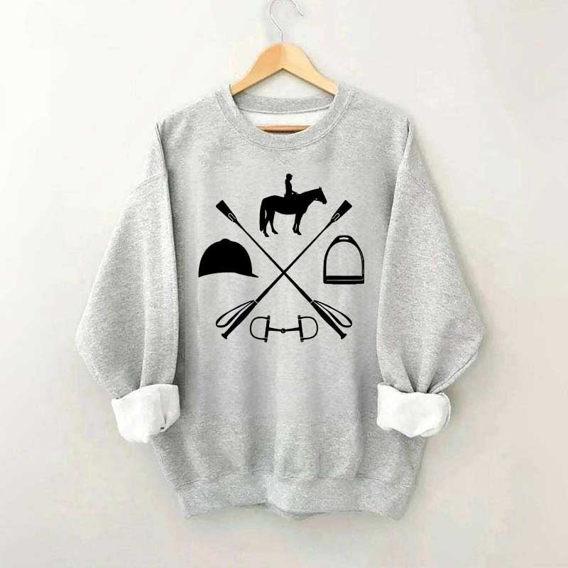 Equestrian Horse Rider Sweatshirt