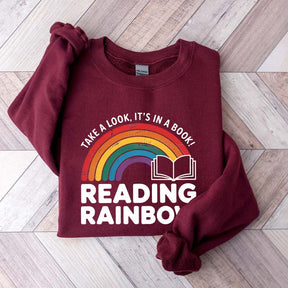 Take a Look It's in a Book Sweatshirt