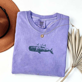Minimalist Beach Oh Whale T-Shirt