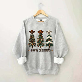 Western Christmas Tree Sweatshirt