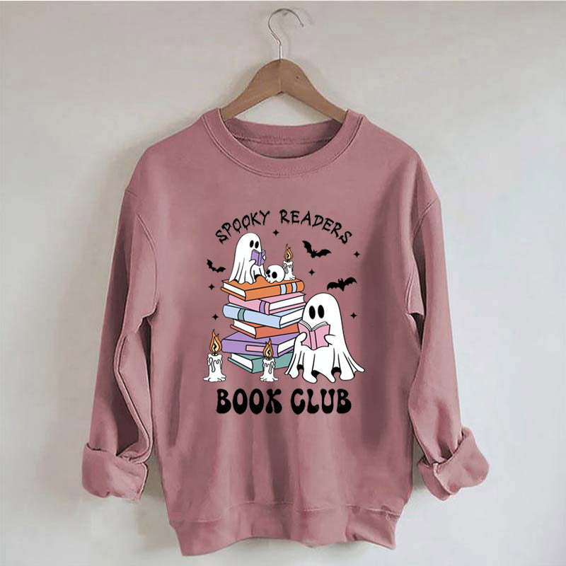 Ghost Halloween Spooky Readers Sweatshirt