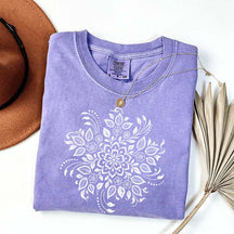 Vintage Mandala Flower T-Shirt