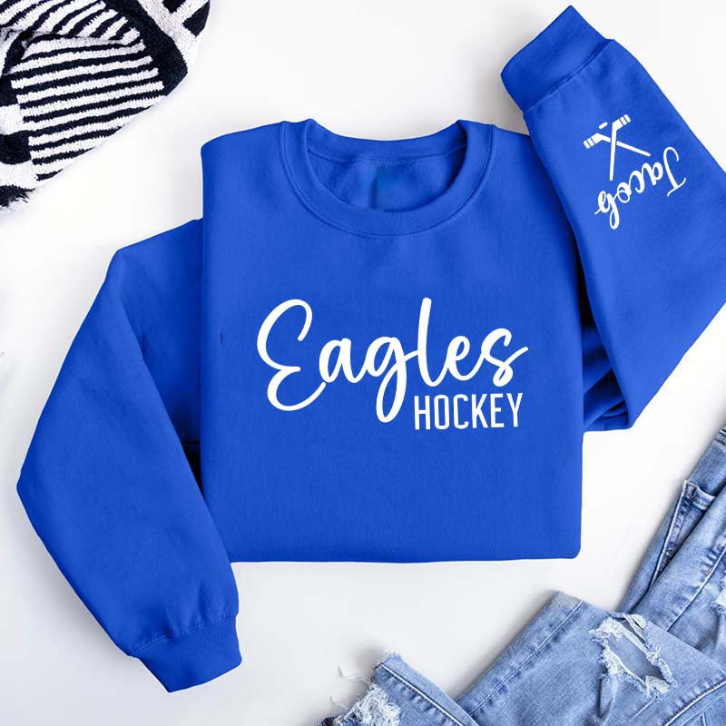 Personalized Hockey Mom Team Name Sweatshirt