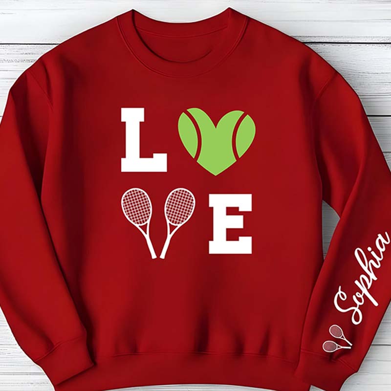 Personalized Tennis Sweatshirt