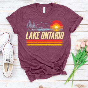 Great Lake Ontario Sunset Outdoor T-Shirt