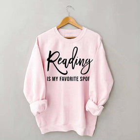 Reading Is My Favorite Sport Bookworm Sweatshirt