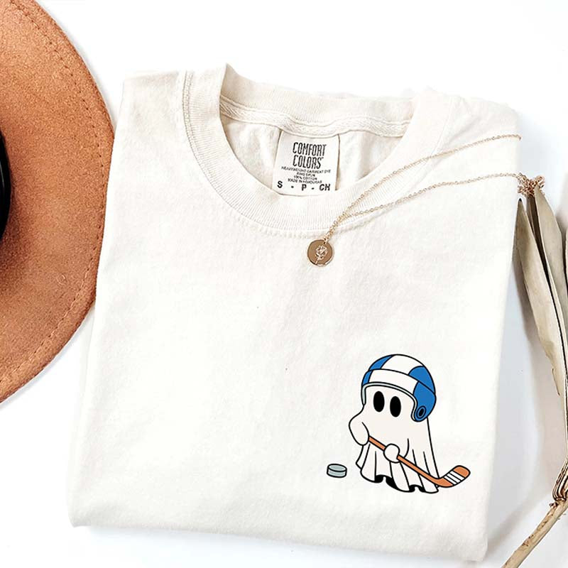 Halloween Hockey Comfort Colors T-Shirt