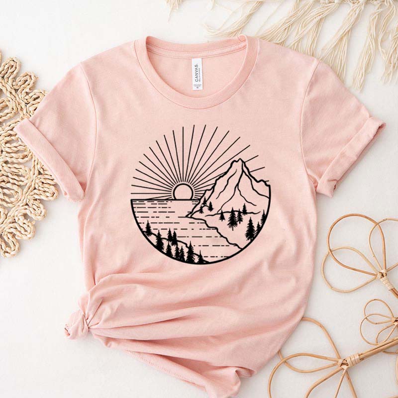 Sun And Mountain T-Shirt