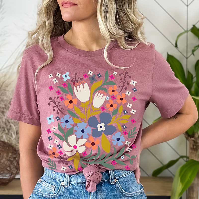 Wild Flowers Ladies Best Friend T-Shirt
