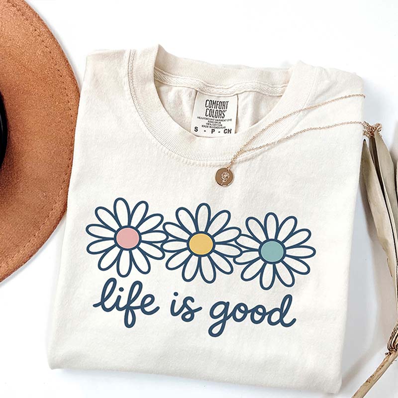Life Is Good Daisy T-Shirt