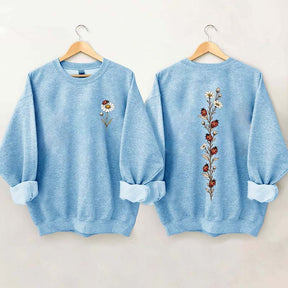 Vintage Ladybug Floral Sweatshirt