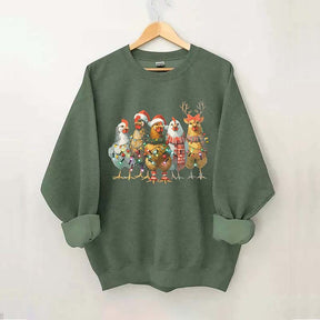 Christmas Chicken Sweatshirt