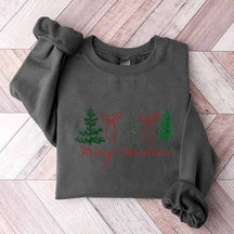 Preppy Christmas Tree Sweatshirt